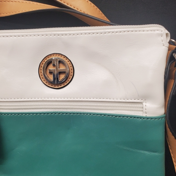 Giani Bernini Glazed Leather Crossbody Bag - Picture 11 of 12